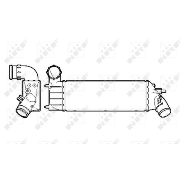 Слика на интеркулер NRF 30853 за Fiat Ulysse (179ax) 2.0 JTD - 107 коњи дизел