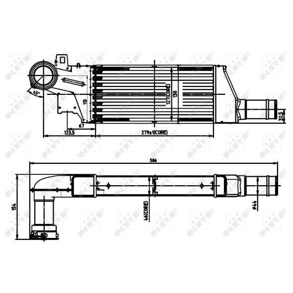 Слика на Интеркулер NRF 30903