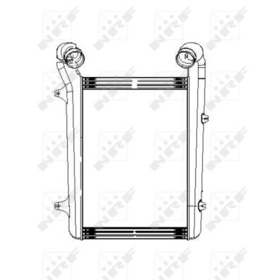 Слика на интеркулер NRF 309055 за камион DAF 95 XF FAD 95 XF 380 - 381 коњи дизел
