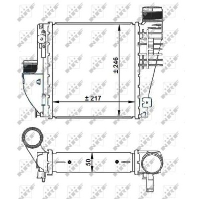 Слика на интеркулер NRF 30924 за Citroen C4 Grand Picasso 2 1.2 THP 130 - 130 коњи бензин