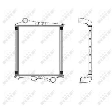 Слика на интеркулер NRF 309304 за камион Volvo FH 12/460 - 460 коњи дизел