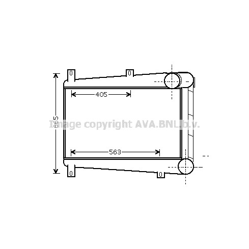 Слика на интеркулер PRASCO IV4007 за камион Iveco Turbostar 190-36 - 377 коњи дизел