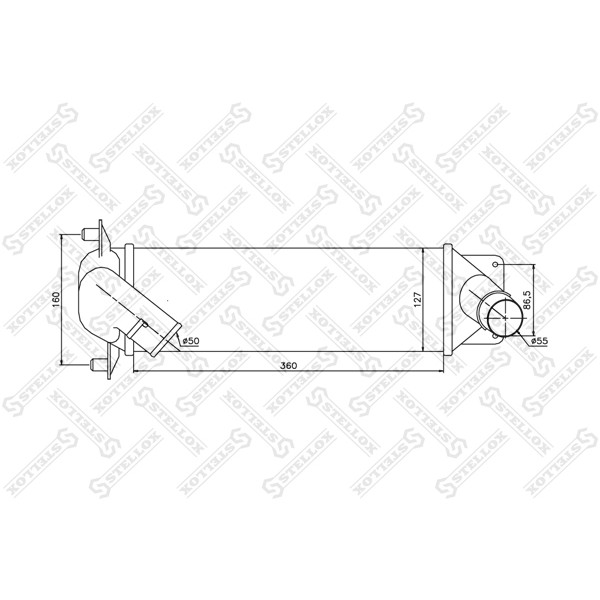 Слика на Интеркулер STELLOX 10-40000-SX