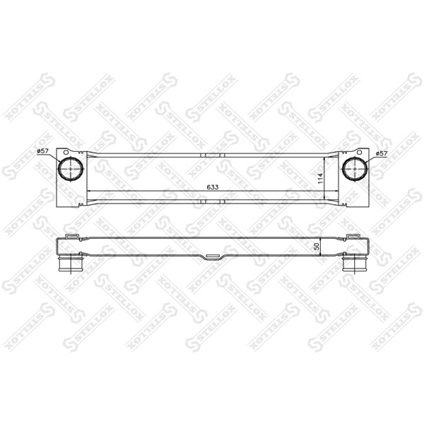 Слика на Интеркулер STELLOX 10-40052-SX