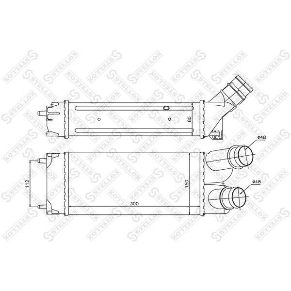 Слика на Интеркулер STELLOX 10-40188-SX