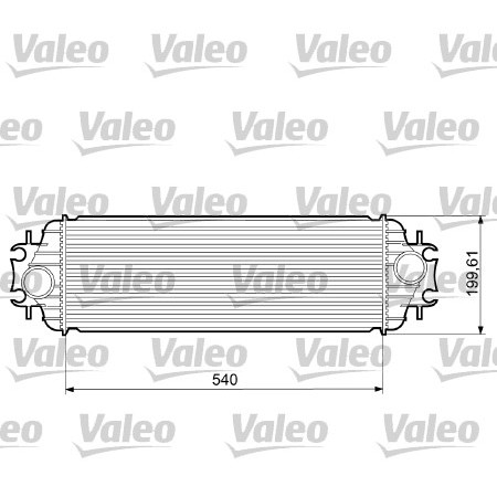 Слика на интеркулер VALEO 817554 за Opel Vivaro Box (F7) 1.9 DI - 80 коњи дизел