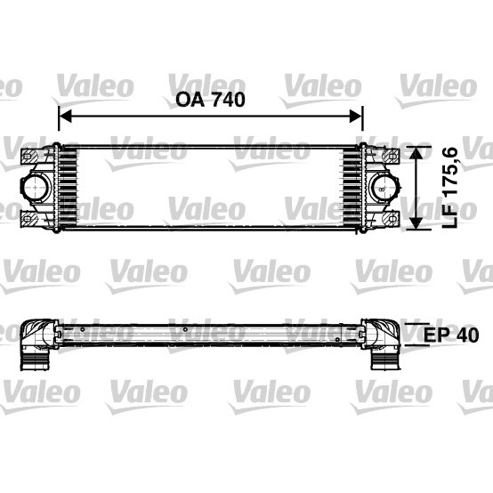 Слика на Интеркулер VALEO 817637