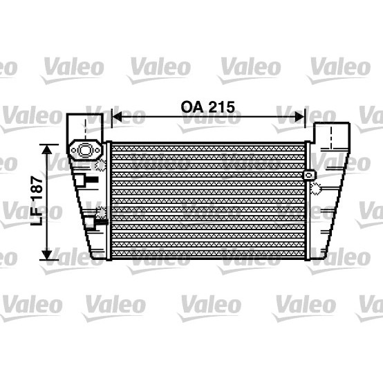 Слика на интеркулер VALEO 817867 за Audi A4 Avant (8E5, B6) 2.0 FSI - 150 коњи бензин