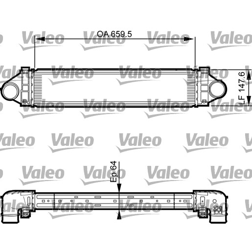 Слика на интеркулер VALEO 818238 за Ford S-Max 2.2 TDCi - 200 коњи дизел