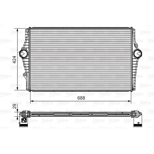 Слика на Интеркулер VALEO 818279