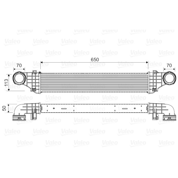 Слика на Интеркулер VALEO 818337