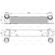 Слика 1 на интеркулер VALEO 818553