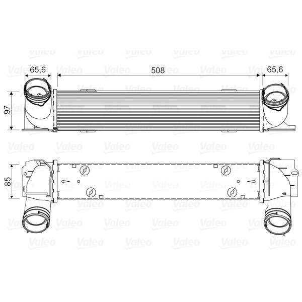 Слика на интеркулер VALEO 818553 за BMW X1 E84 xDrive 18 d - 136 коњи дизел