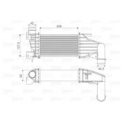 Слика 1 на интеркулер VALEO 818555