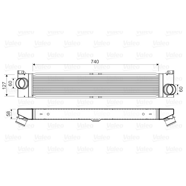 Слика на интеркулер VALEO 818569 за Citroen Jumper BOX 2.2 HDi 120 - 120 коњи дизел