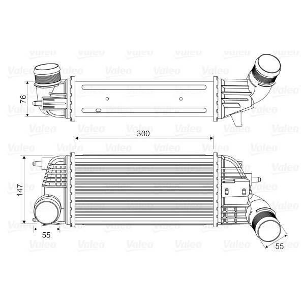 Слика на интеркулер VALEO 818620 за Citroen C5 TD Break 2.0 HDi 165 - 163 коњи дизел