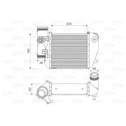 Слика 1 на интеркулер VALEO 818653