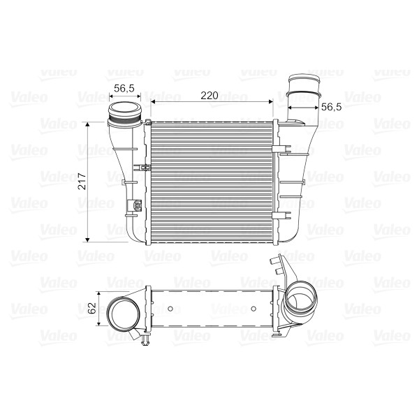 Слика на интеркулер VALEO 818669 за Seat Exeo (3R2) 2.0 TDI - 143 коњи дизел