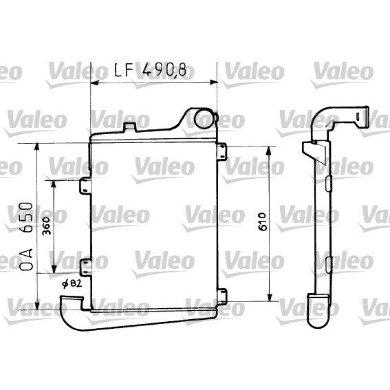 Слика на Интеркулер VALEO NEW ORIGINAL PART 816729