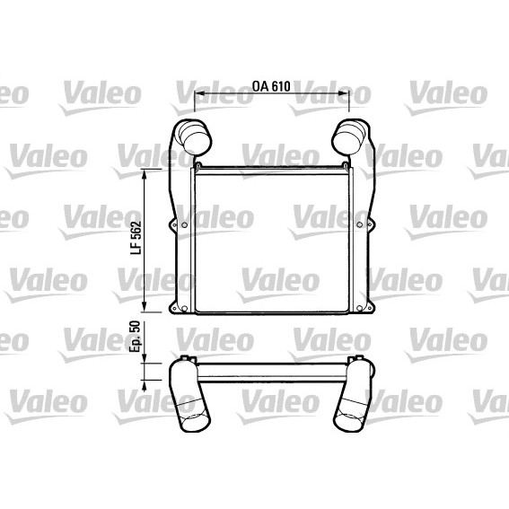 Слика на Интеркулер VALEO NEW ORIGINAL PART 816793