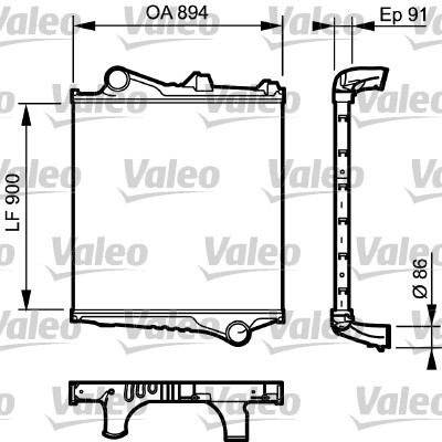 Слика на Интеркулер VALEO NEW ORIGINAL PART 817774