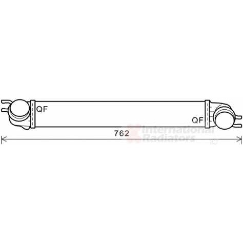 Слика на интеркулер VAN WEZEL 06004425 за Mini Paceman (R61) Cooper SD ALL4 - 136 коњи дизел