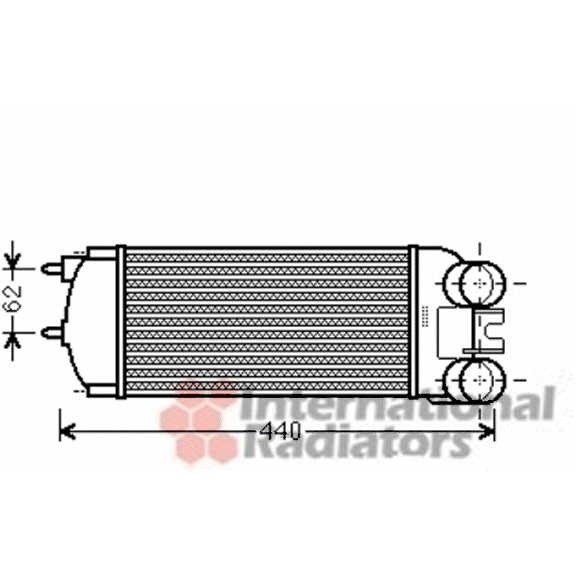 Слика на интеркулер VAN WEZEL 09004269 за Citroen Xsara Picasso N68 1.6 HDi - 109 коњи дизел