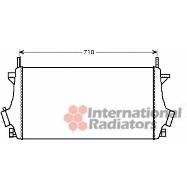 Слика на интеркулер VAN WEZEL 37004476 за Opel Insignia Sports Tourer 2.0 Turbo 4x4 - 250 коњи бензин
