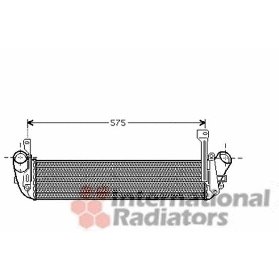 Слика на интеркулер VAN WEZEL 43004346 за Renault Kangoo (KC0-1) 1.5 dCi - 57 коњи дизел