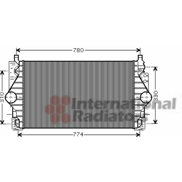 Слика на интеркулер VAN WEZEL 58004246 за VW Transporter T4 Box 2.5 TDI Syncro - 102 коњи дизел