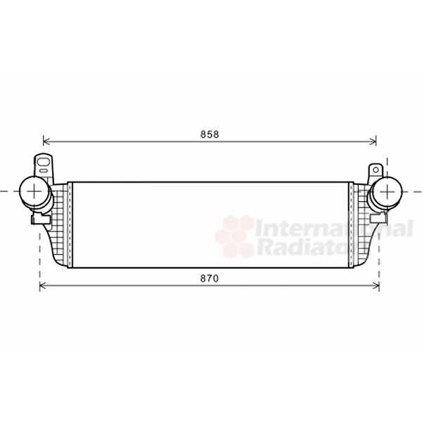 Слика на интеркулер VAN WEZEL 58004313 за VW Multivan 5 2.0 BiTDI 4motion - 180 коњи дизел