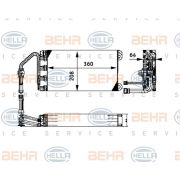 Слика 1 на испарувач, клима уред BEHR HELLA SERVICE PREMIUM LINE 8FV 351 330-011