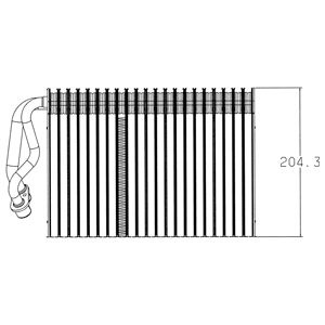 Слика на Испарувач, клима уред DELPHI TSP0525004