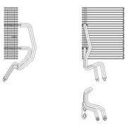 Слика 1 на испарувач, клима уред DELPHI TSP0525177