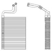 Слика 1 на испарувач, клима уред DELPHI TSP0525197