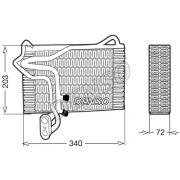 Слика 1 на испарувач, клима уред DENSO DEV02001