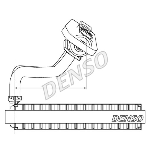 Слика на Испарувач, клима уред DENSO DEV09020