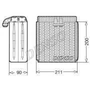 Слика 1 $на Испарувач, клима уред DENSO DEV12001