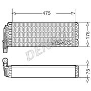 Слика 1 на испарувач, клима уред DENSO DEV12003