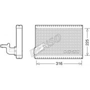 Слика 1 на испарувач, клима уред DENSO DEV21003