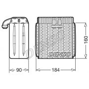 Слика 1 на испарувач, клима уред DENSO DEV23001