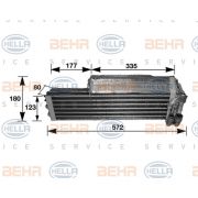 Слика 1 на испарувач, клима уред HELLA 8FV 351 210-291