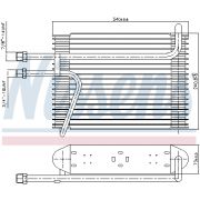 Слика 1 на испарувач, клима уред NISSENS 92155