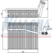 Слика 1 на испарувач, клима уред NISSENS 92271