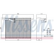 Слика 1 на испарувач, клима уред NISSENS 92304