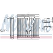 Слика 1 $на Испарувач, клима уред NISSENS 92321