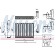 Слика 1 на испарувач, клима уред NISSENS 92327