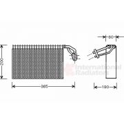 Слика 1 на испарувач, клима уред VAN WEZEL 3000V317