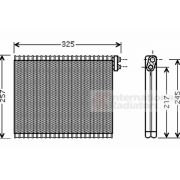 Слика 1 на испарувач, клима уред VAN WEZEL 5300V484