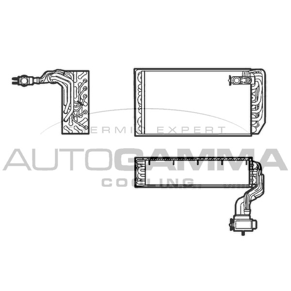 Слика на Испарувач на клима уред AUTOGAMMA 112027
